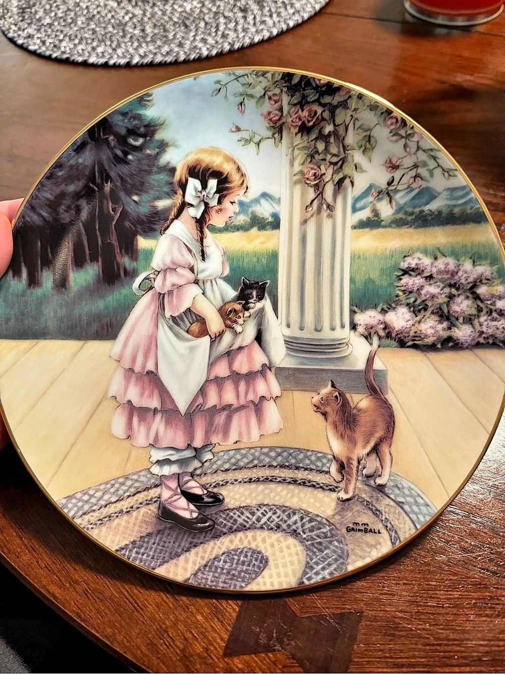 The Hamilton Collection A Lap Full Decorative Plate